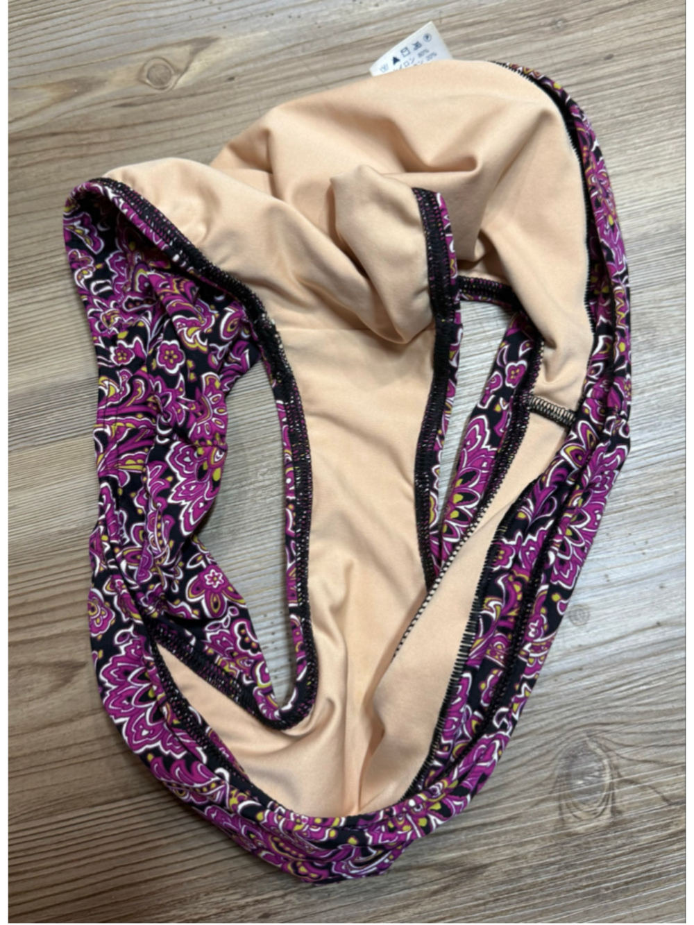 Women's Lands' End Paisley Print Tankini Swimsuit Set top Sz 10/bottoms Sz 8 - Picture 11 of 16